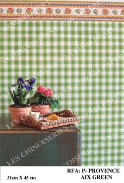 Provence Aix Green Wallpaper by Les Chinoiserie Provence Aix Green Wallpaper by Les Chinoiserie