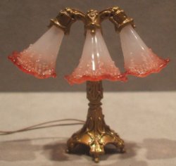 Art Nouveau Triple Lamp by Jim Pounder
