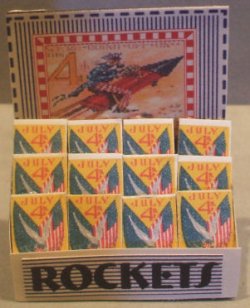 4th of July Rockets Display by Lorraine Scuderi