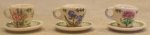 "Portmeirion" Botanical 6 Cups & Saucers by Christopher Whitford