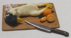 Ducking a'la Orange Prep. Board by Linda Cummings