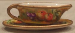 Royal Worcestor Inspired Fruit Gravey Boat by Whitford