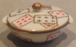 Playing Cards Round Tureen by Christopher Whitford Playing Cards Round Tureen by Christopher Whitford