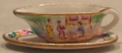 Famille Rose Gravey Boat & Tray by Christopher Whitford