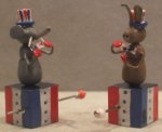 Boxing Democratic Donkey Toy by St.Leger