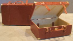 Leather Suitcase Medium by Jose Gomez Leather Suitcase Medium by Jose Gomez