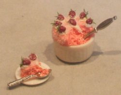 Cold Raspbery Souffle by Linda Cummings