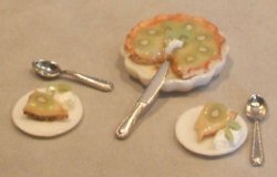 Kiwi Flan w/ 2 Servings by Linda Cummings