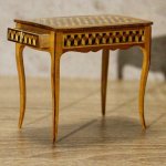Marquetry Table by Yosh