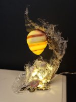 Seashell Lamp #4 by Carriage House Studio