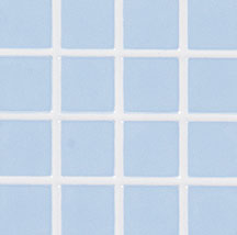 7316) Powder Blue SqTile Vinyl Floor by Houseworks