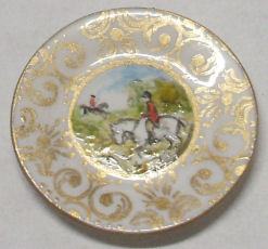 China Plate #191 Fox Hunt by Christopher Whitfrod